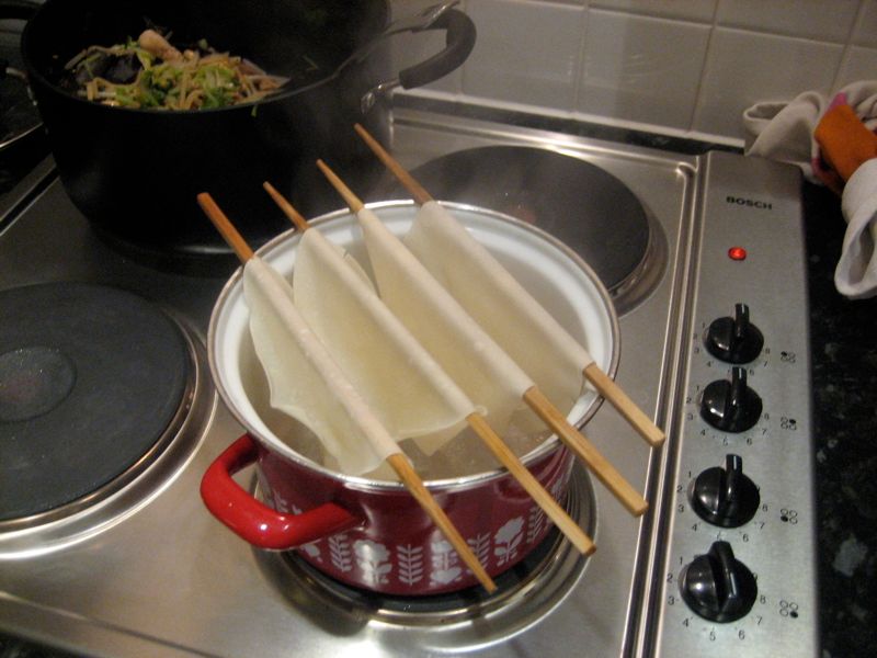 Reheating Mandarin Pancakes