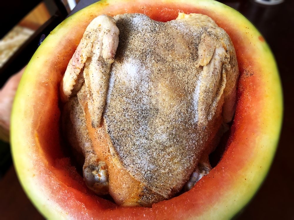 Chicken in a Watermelon : 8 Steps (with Pictures) - Instructables