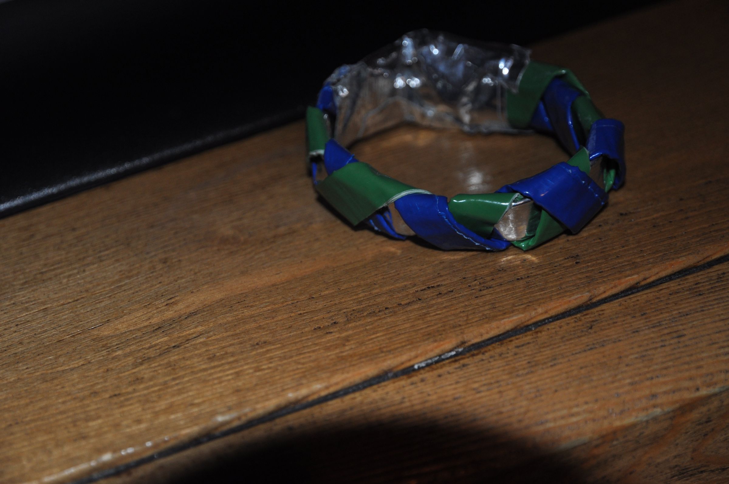 Woven Duct Tape Bracelet 4 Steps Instructables