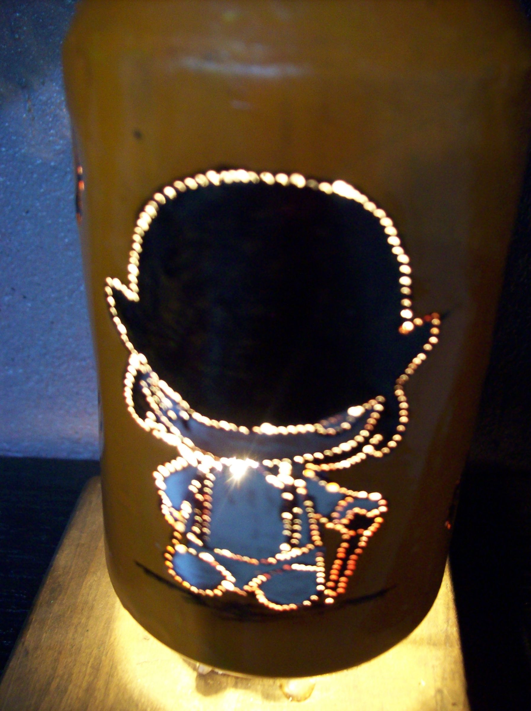 The Clockwork Orange Kinetic Lamp.
