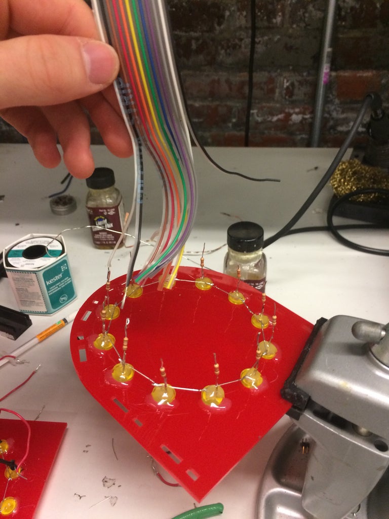 Solder on a Ribbon Cable