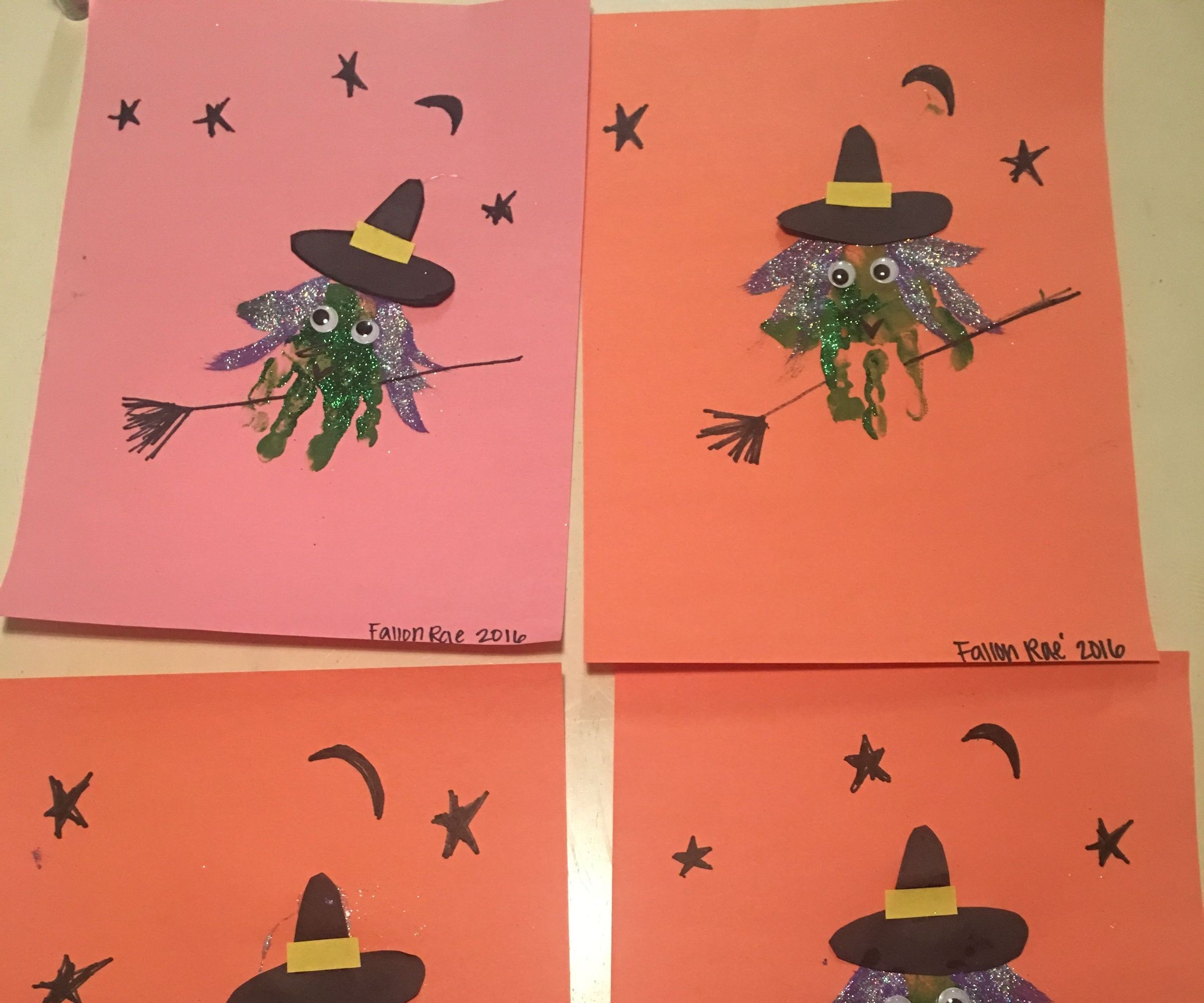 Hand-print Witch