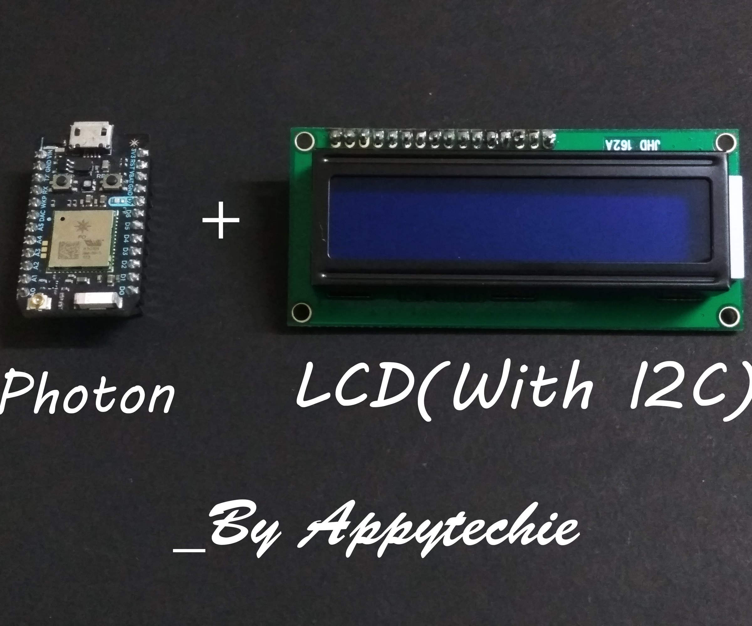 Photon:Connect LCD With I2C