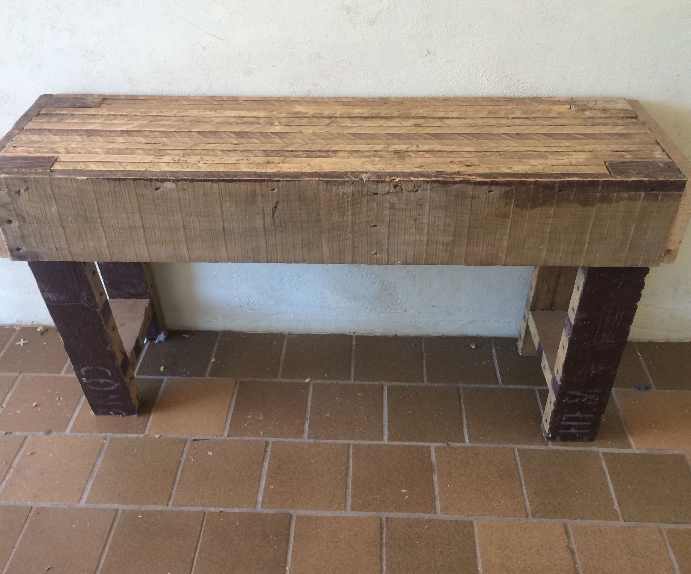Wooden Pallet Bench