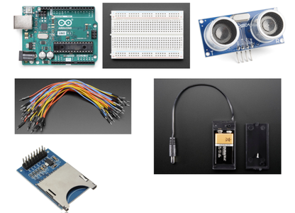 DIY Ultrasonic Distance Sensor 6 Steps Circuit Diagram