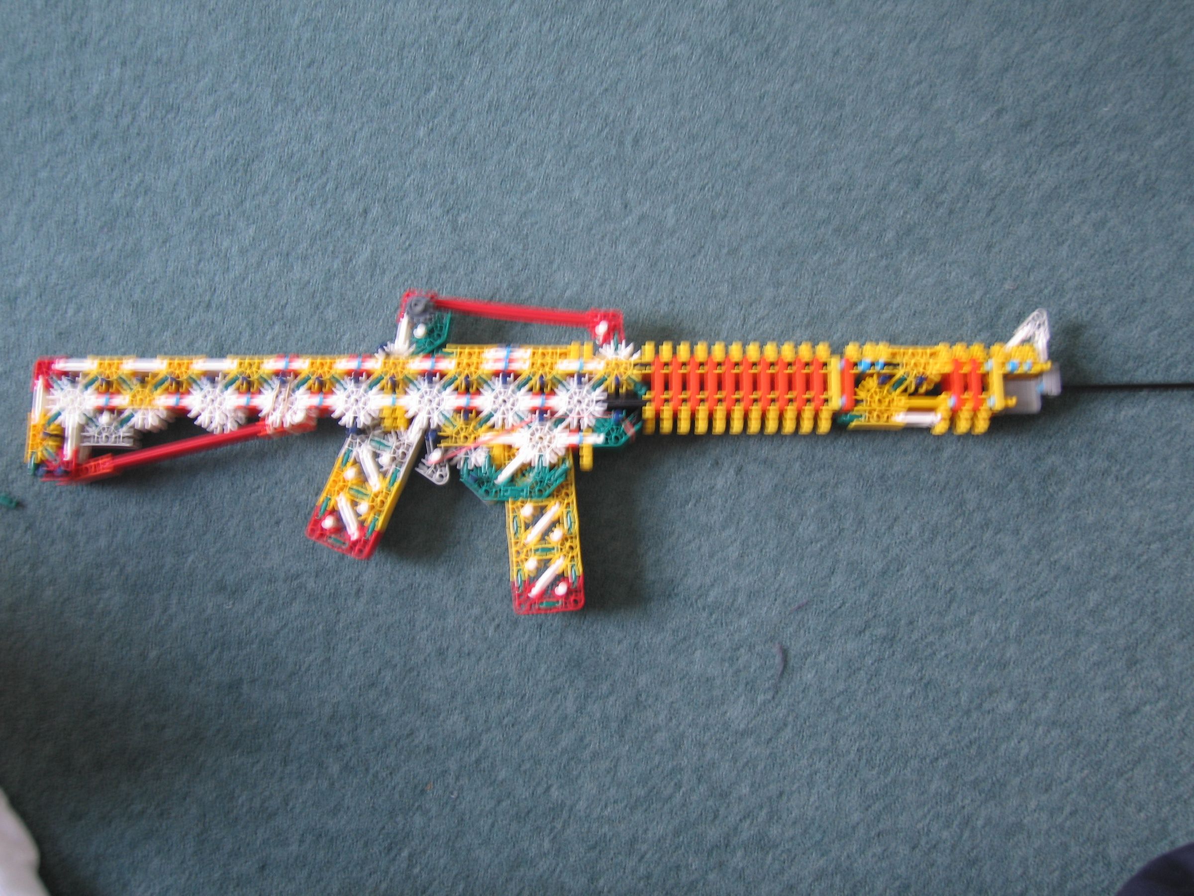 Knex M16A4 and P90 Preveiw