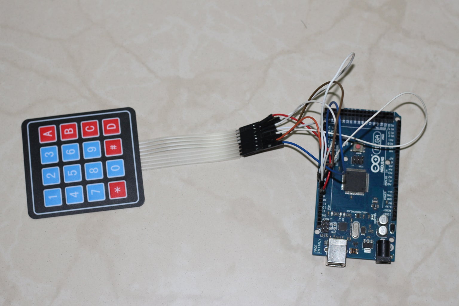 4x4 Keypad With Arduino and Processing : 4 Steps (with Pictures ...