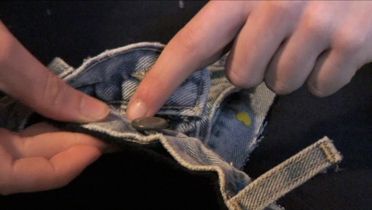 Sew Jean and Sweatshirt Together