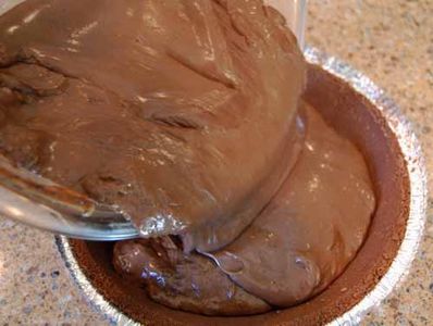 Pour Filling Into Crust