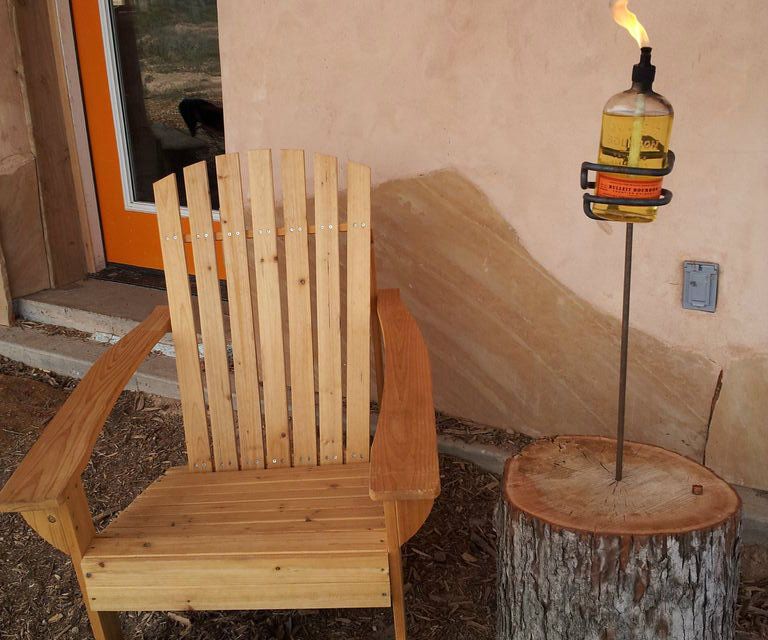 Bourbon Bottle Anti Mosquito Tiki Torch