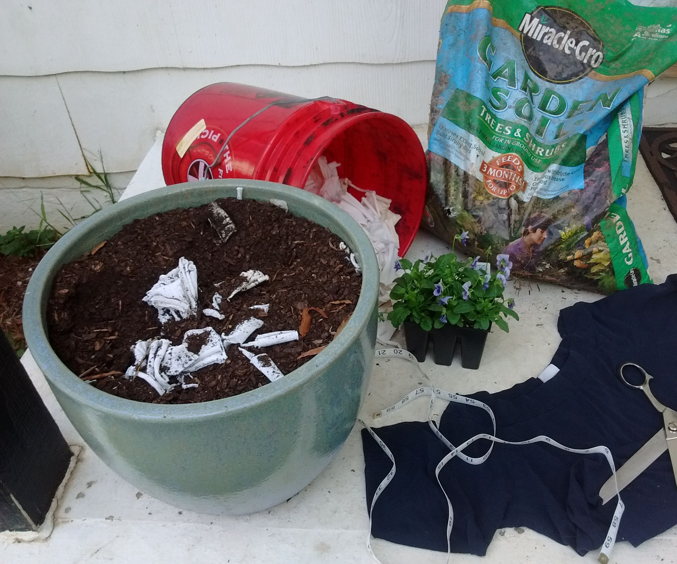 How to Compost Old Cotton T-Shirts