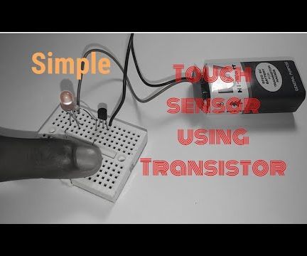 Touch Sensor Using BC547