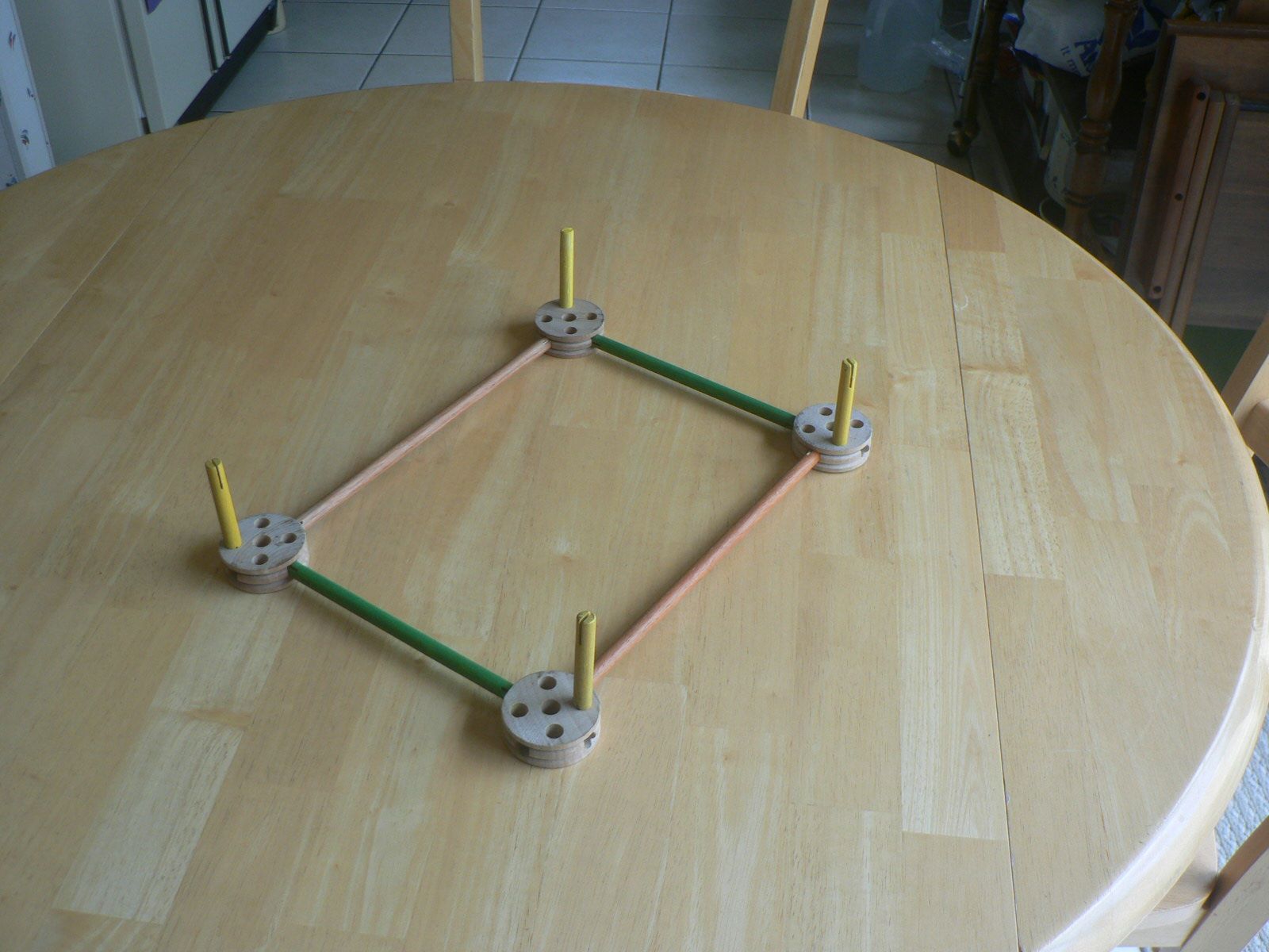 Tinkertoy Laptop Stand
