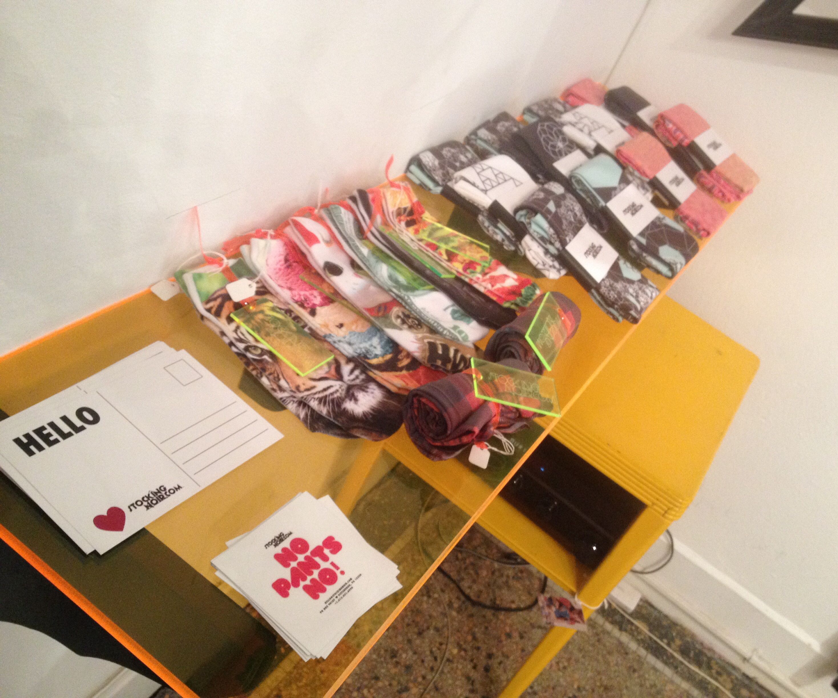 Easy Fluorescent Acrylic Shelving