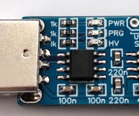 Design ATtiny1604 UPDI HV Programmer