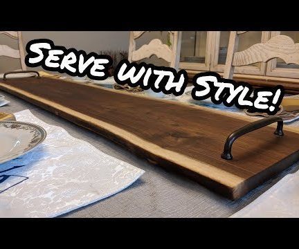 Live Edge Serving Board