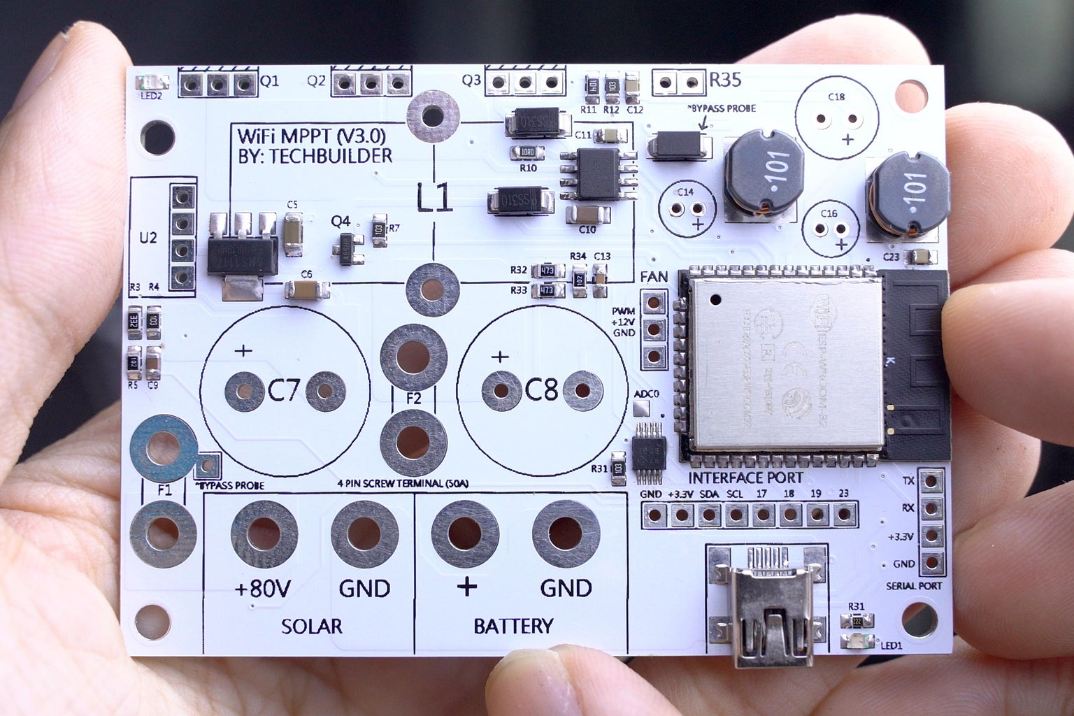 1kW Arduino MPPT Solar Charge Controller (ESP32 + WiFi) : 46 Steps ...