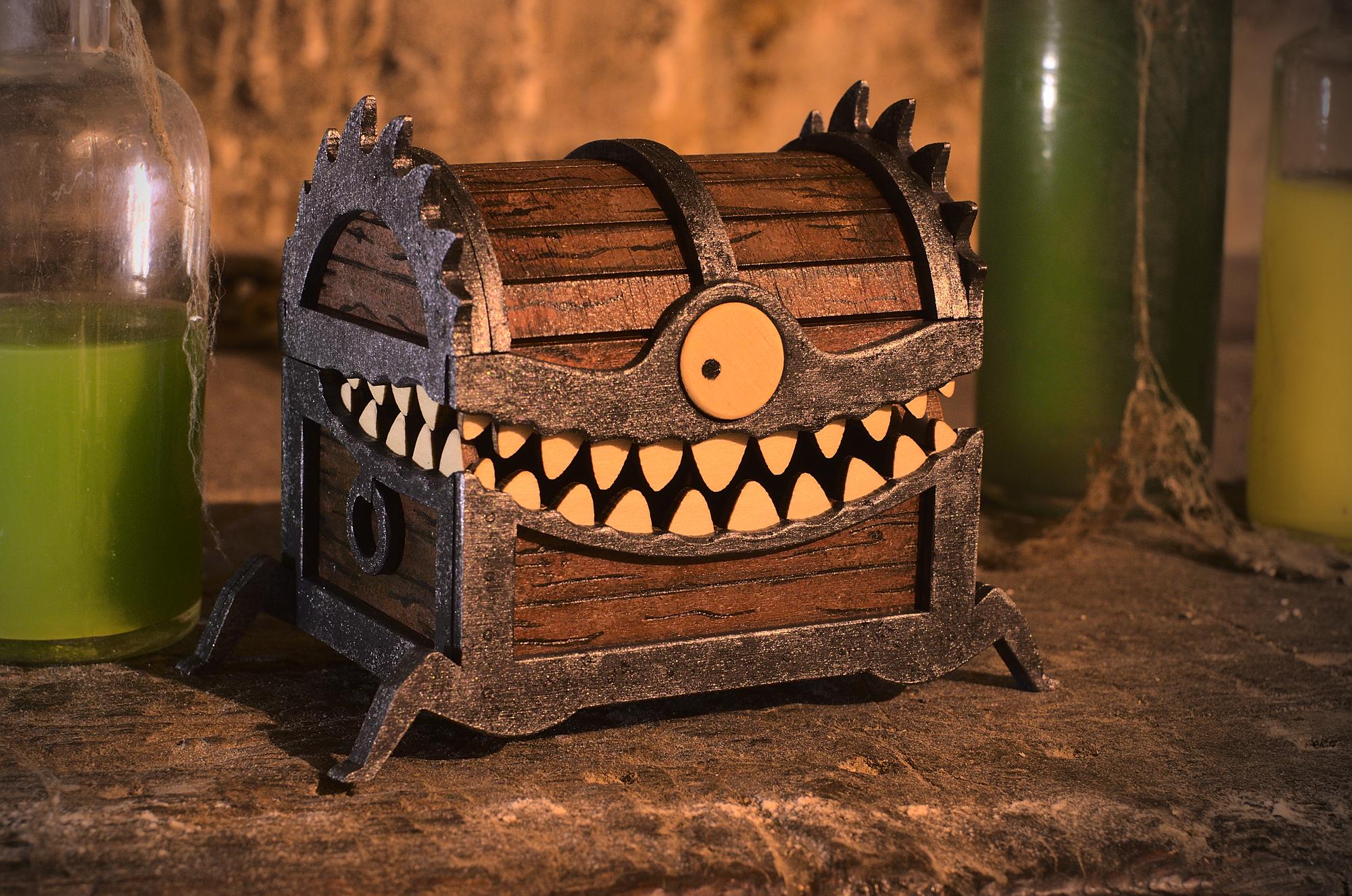 Monster Treasure Chest - Halloween Box
