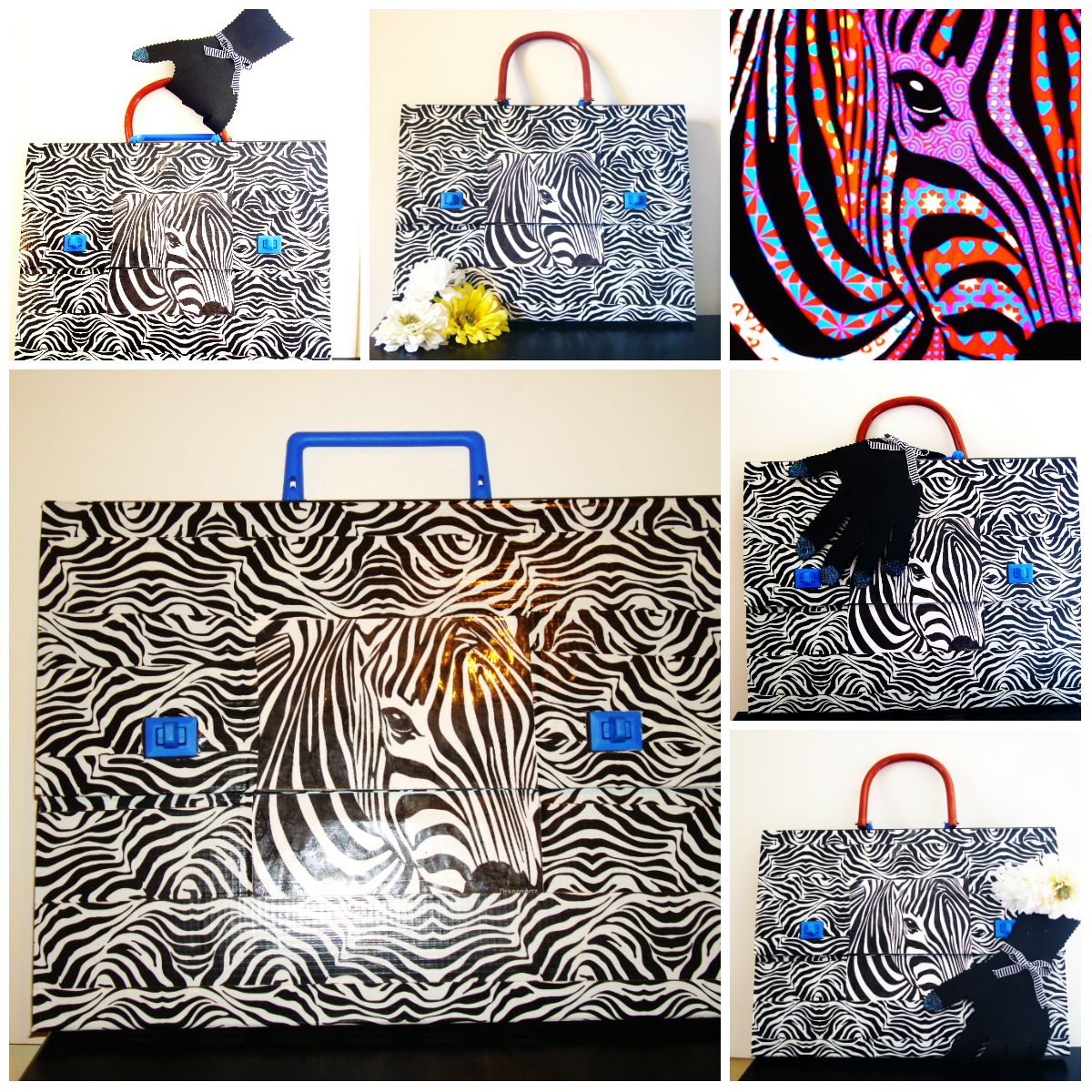 Zebra Purse, Folder, or Whatever