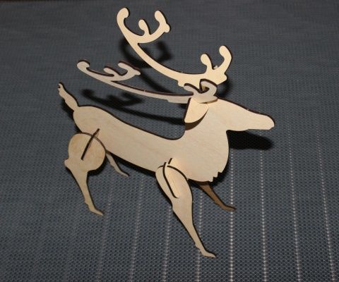 Laser Wood Model Cutting – Cutting a Deer