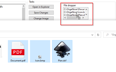 File Dropper With "Automatic" File Mover
