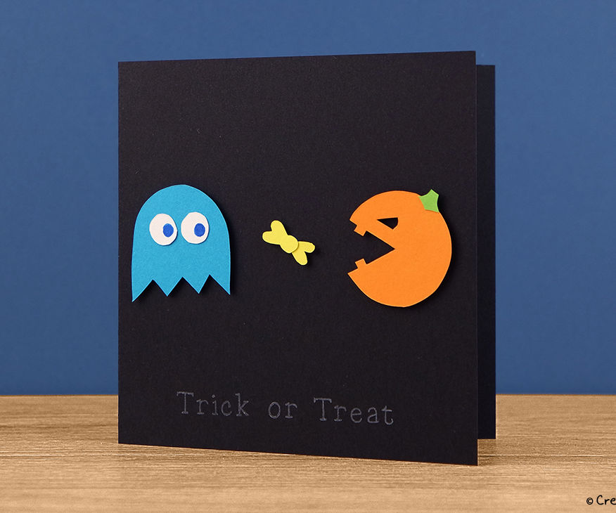 Halloween Pac-Man Card Tutorial
