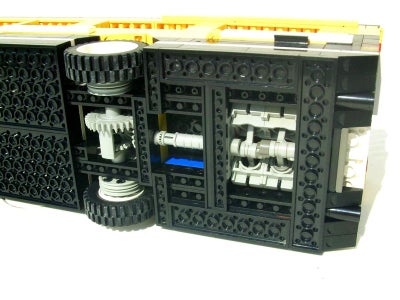 Lego Geared Bus With Steering.