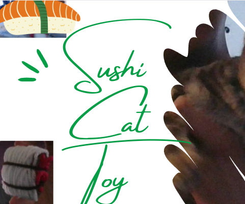 Sushi Cat Toy