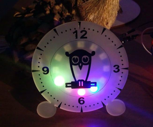 Rainbow Ambient Clock