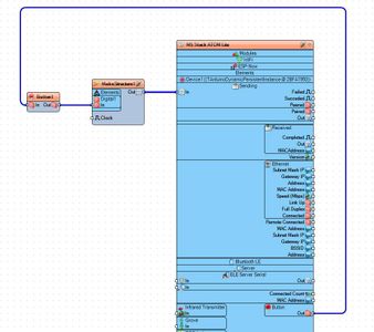 For Sender M5 Stack ATOM Lite - in Visuino Add, Set & Connect Components