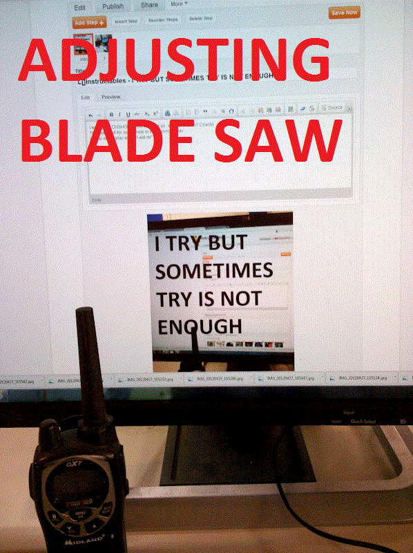 ADJUSTING BLADE SAW