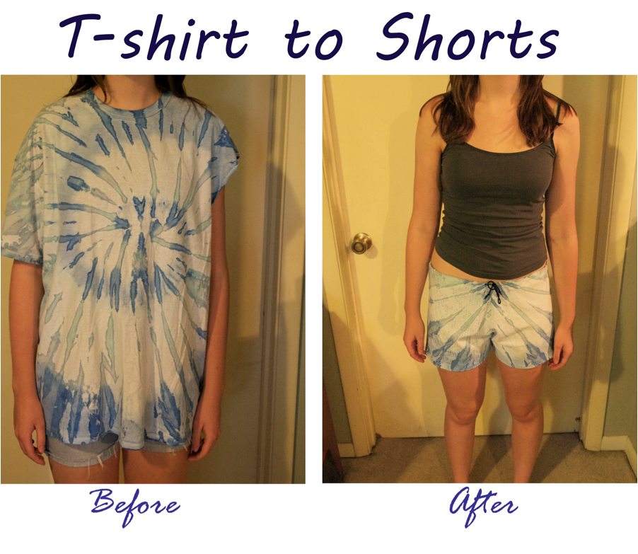 Make a Pair of Comfy Shorts Out of an Old T-shirt