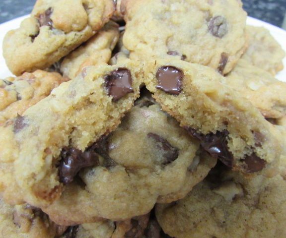 Chewy Chocolate Chip and Walnut Cookies