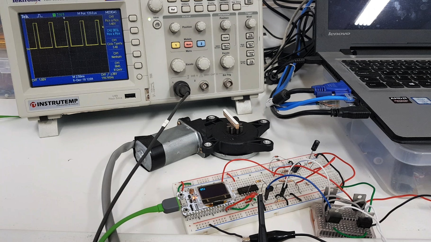 DC Motor Speed Control With ESP32 : 13 Steps - Instructables