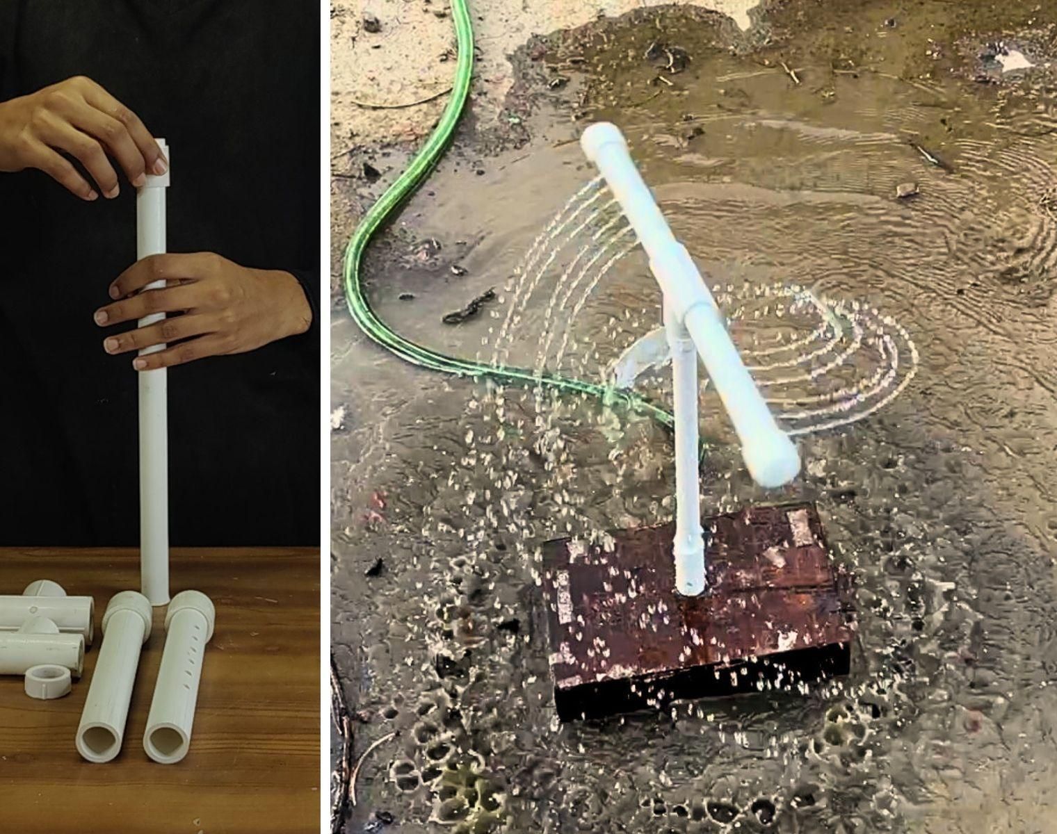 Creating a Water-Powered Spinning Fountain: a DIY Water Feature Project