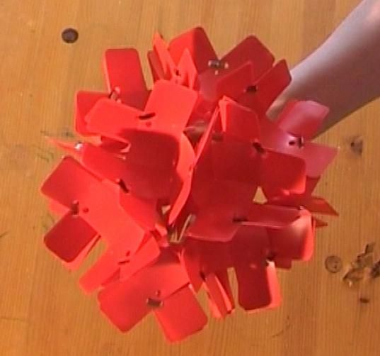 Just Office Plastic Strips. Cool Red Deco. Amaze Yourself.