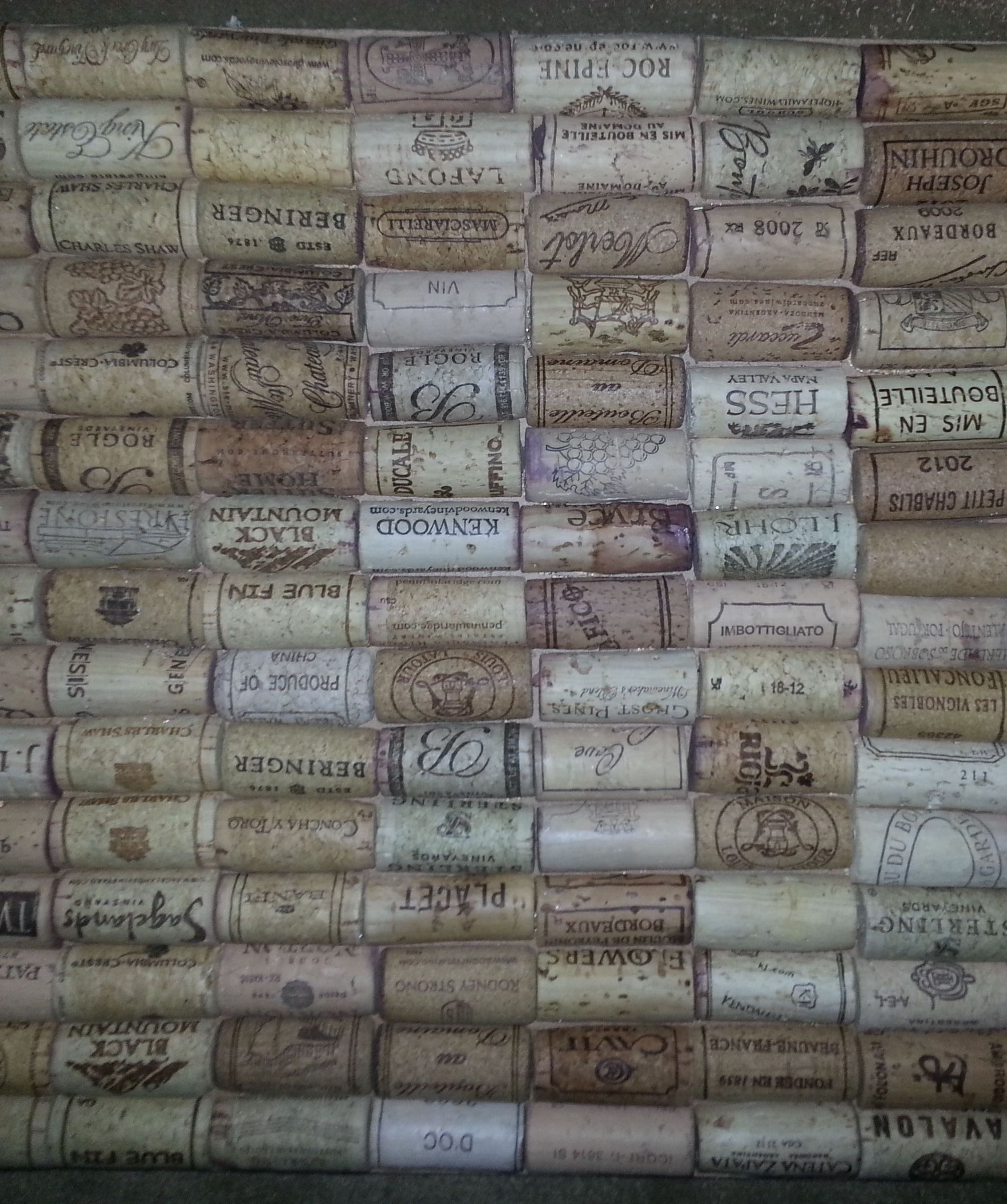 Wine Cork Tack Board