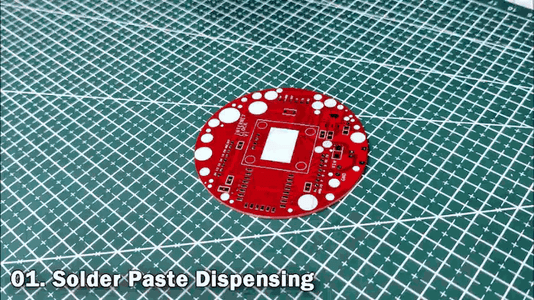 Internet Clock PCB Assembly