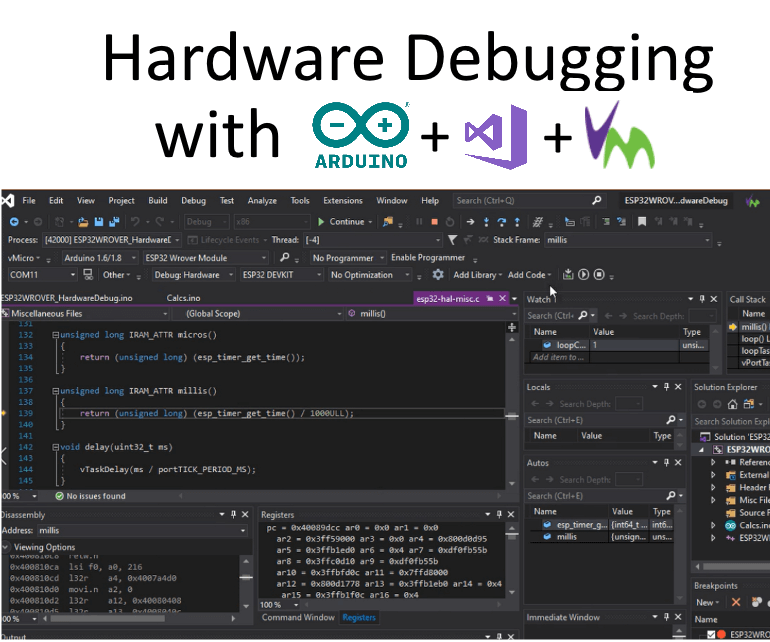 Arduino GDB Debug ESP32