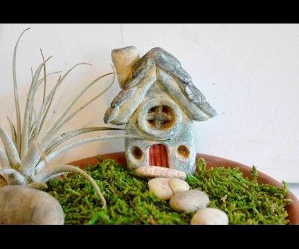 How to Sculpt a Fairy Garden House in Polymer Clay