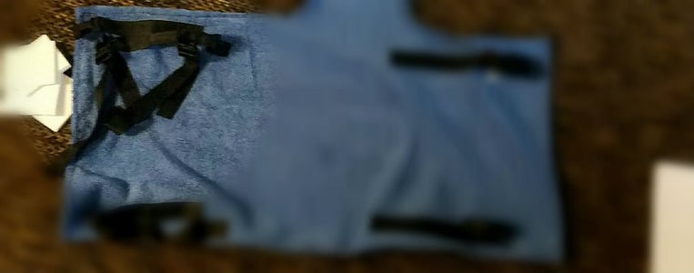 Cutting the Straps and Sewing Them in Place