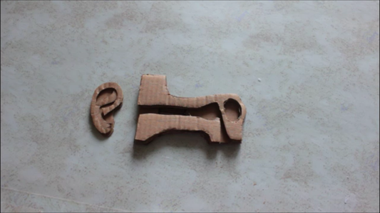 Step by Step How to Make 3d Human Ear Anatomy Model/Diagram : 5 Steps ...