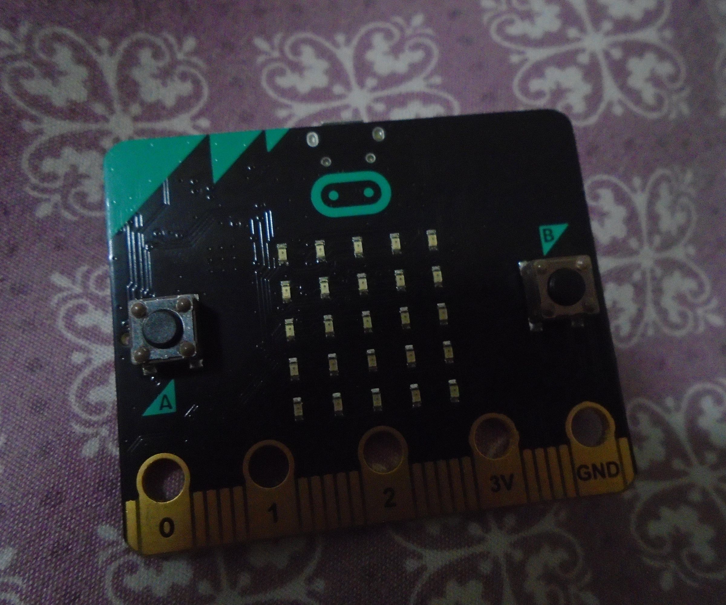 Microbit Flashing Pumpkin