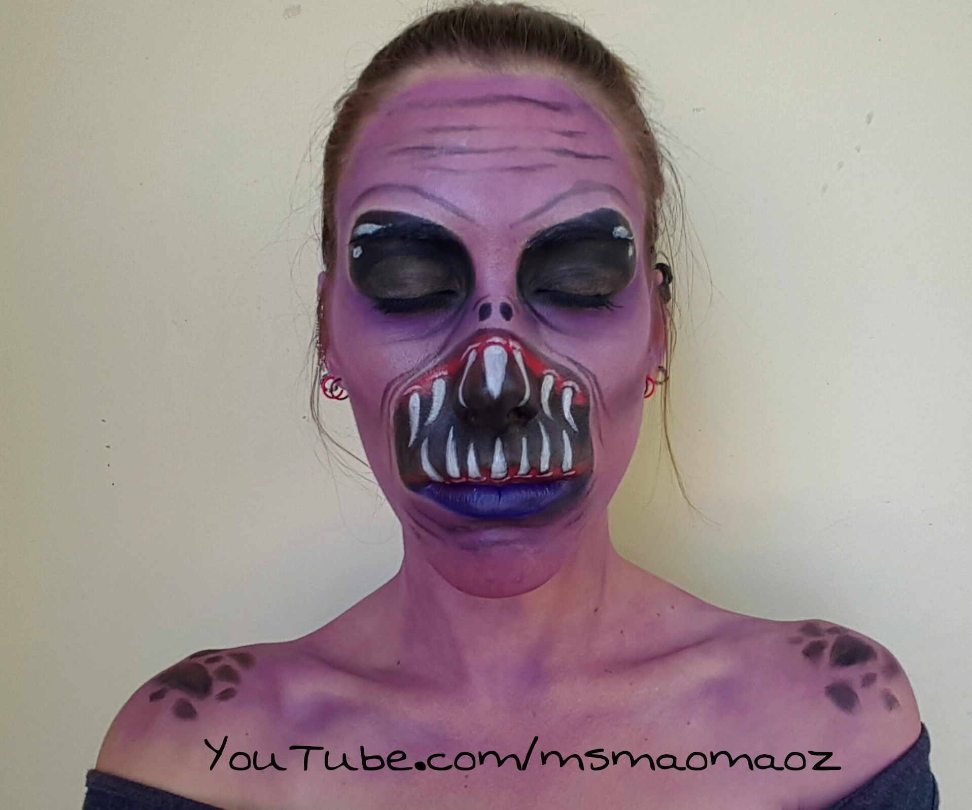Cheap Target Halloween Makeup - Alien Edition