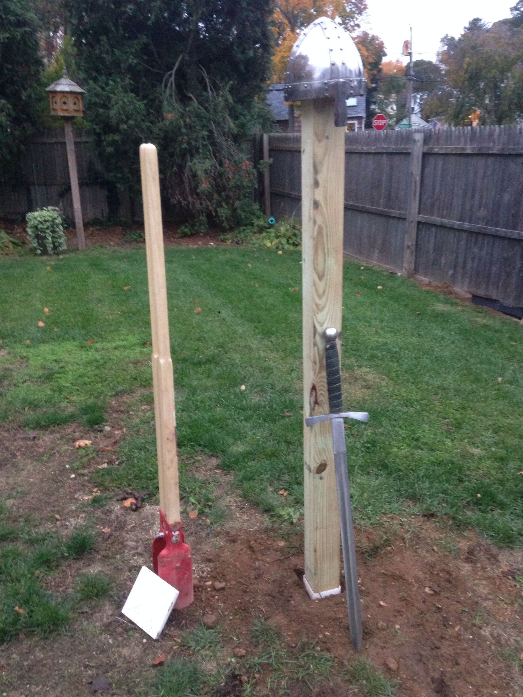 Hide Away Sword Practice Post