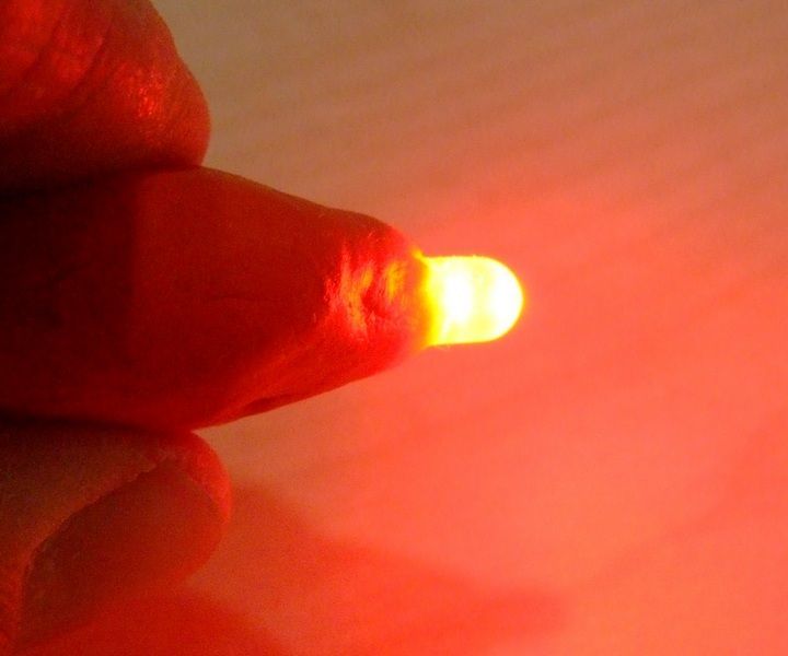 Sugru LED torch keyring