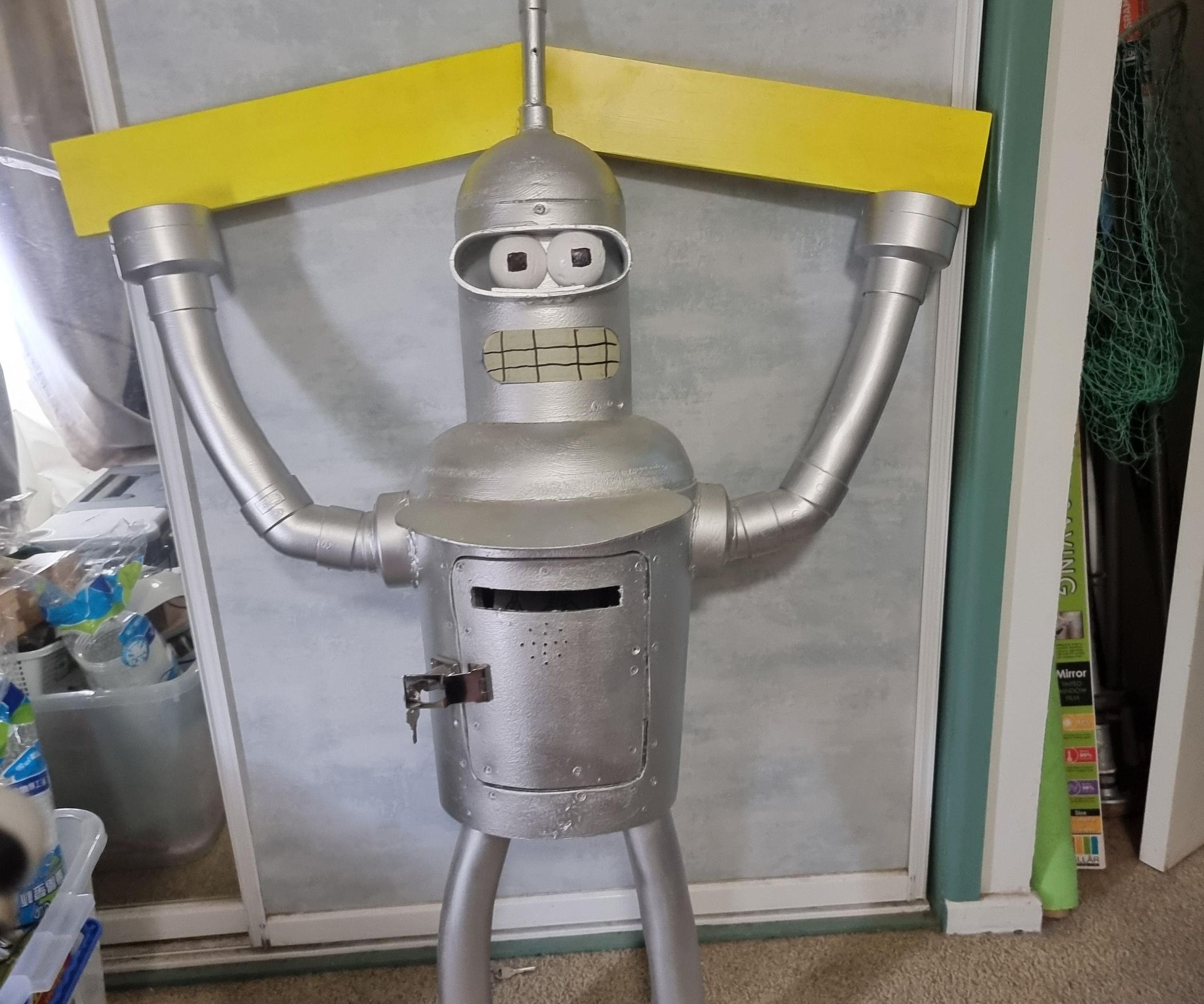 Detailed Steps to Build a Bender Mailbox : 23 Steps - Instructables
