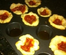 Mini Deep Dish Pizzas