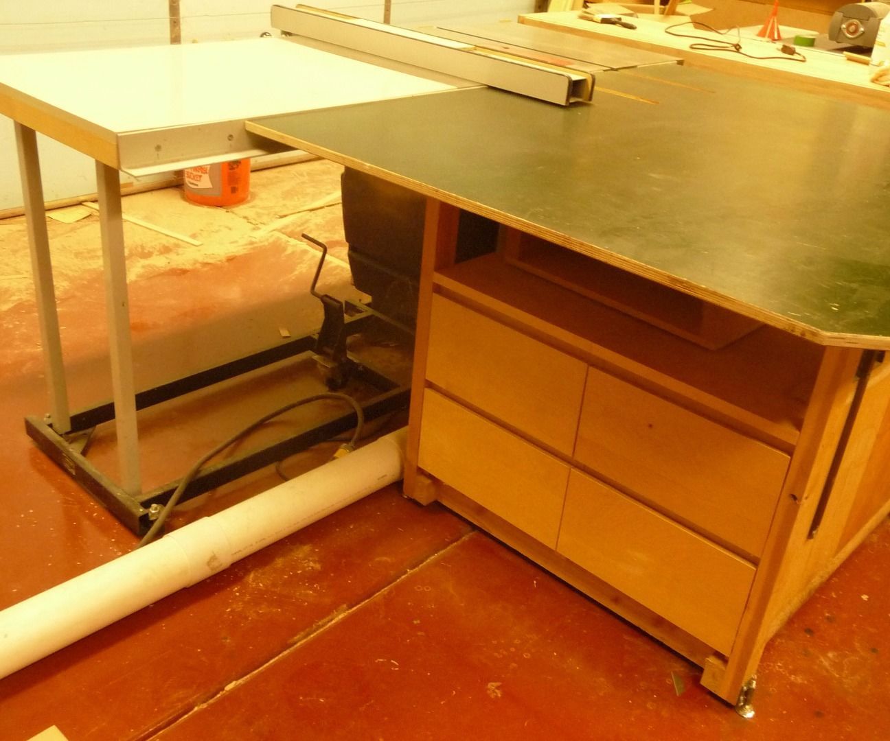 Outfeed Table by Ikea