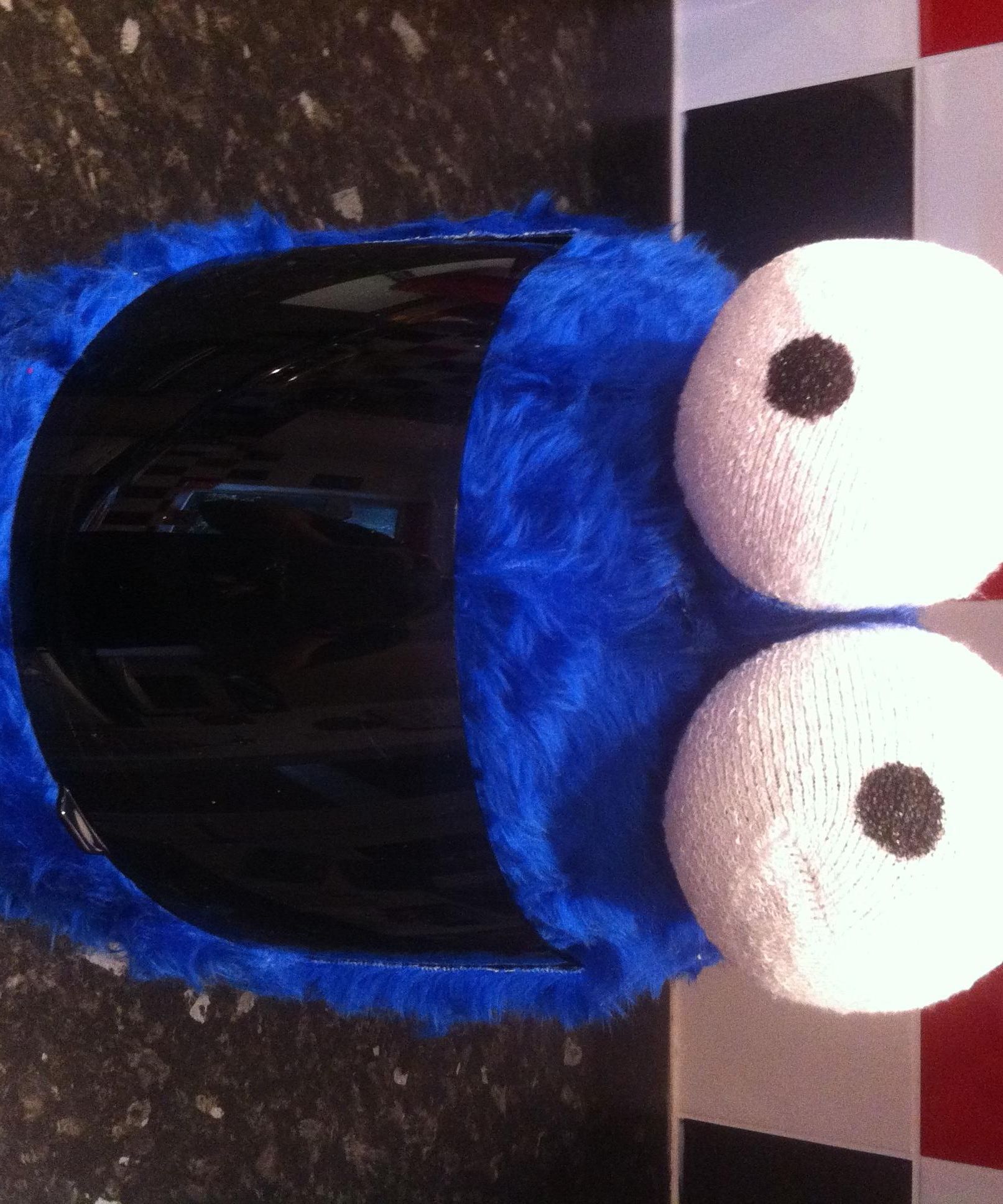 COOKIE MONSTER RACING HELMET